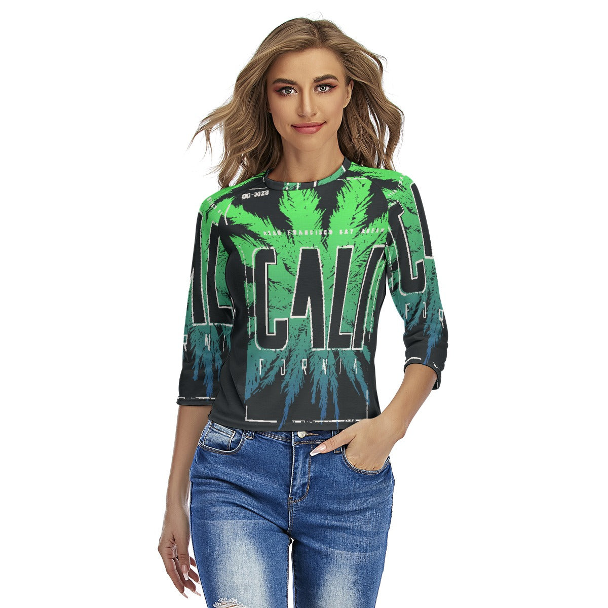 All-Over Print Women's Raglan Sleeves T-shirts