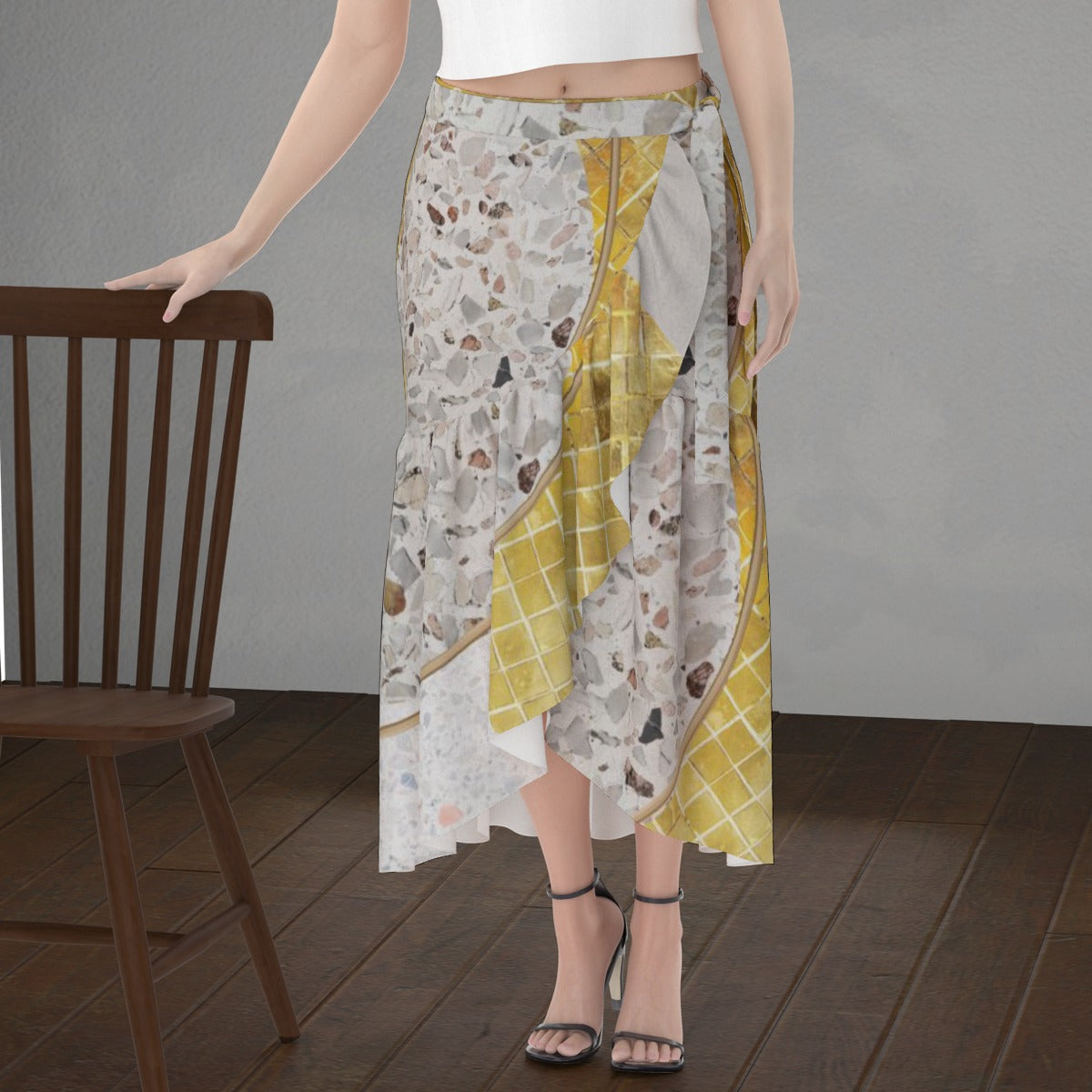 All-Over Print Women's Wrap Skirt