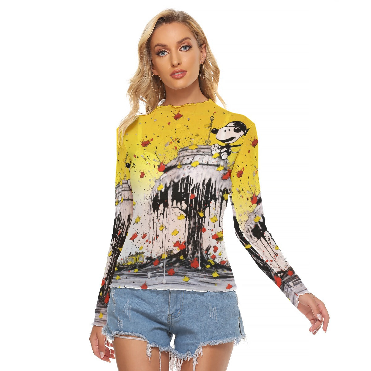 All-Over Print Women's Mesh T-shirt