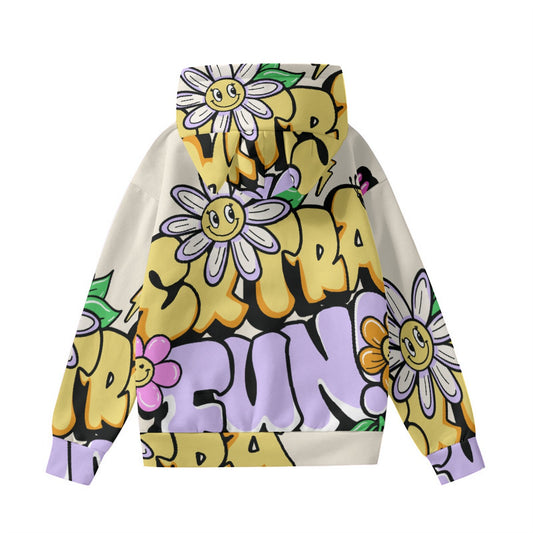 All-Over Print Women’s Hoodie With Decorative Ears