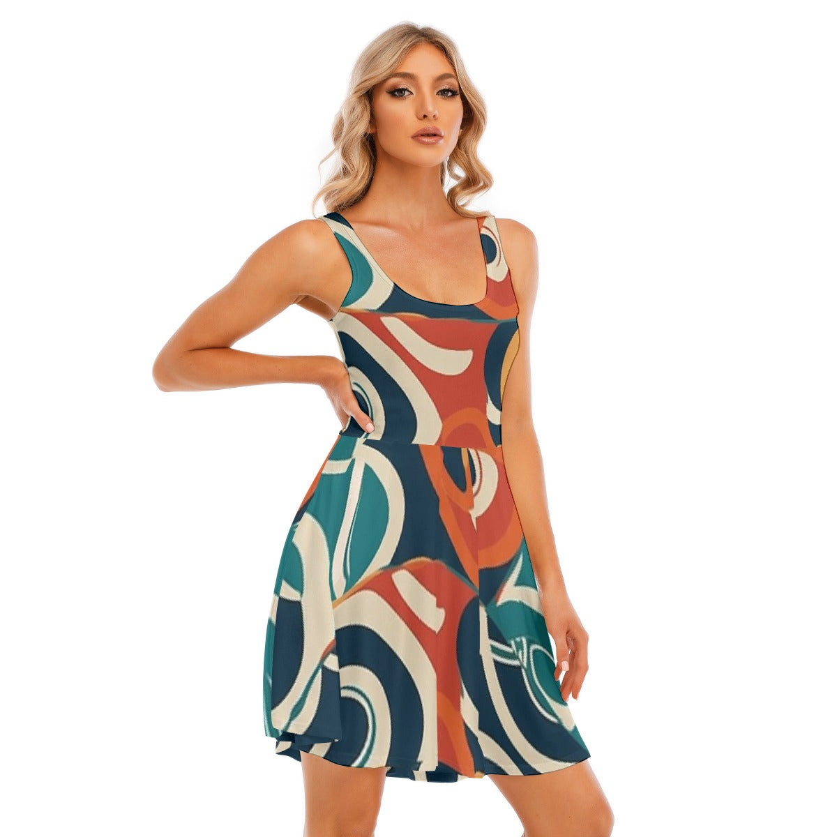 All-Over Print Women's Tank Vest Dress