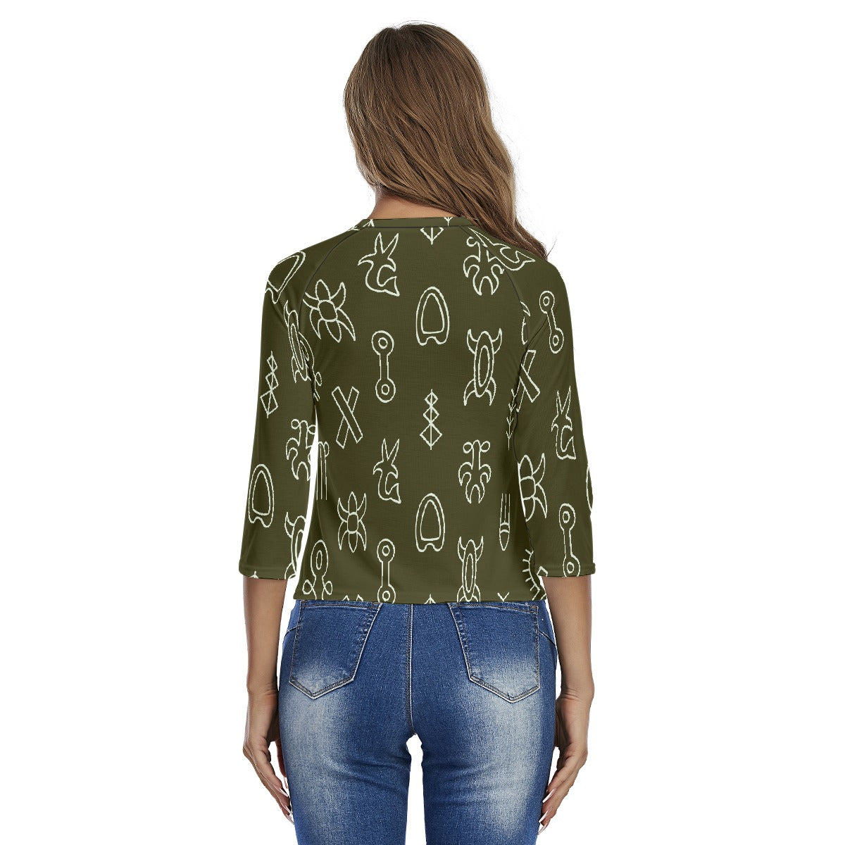 All-Over Print Women's Raglan Sleeves T-shirts