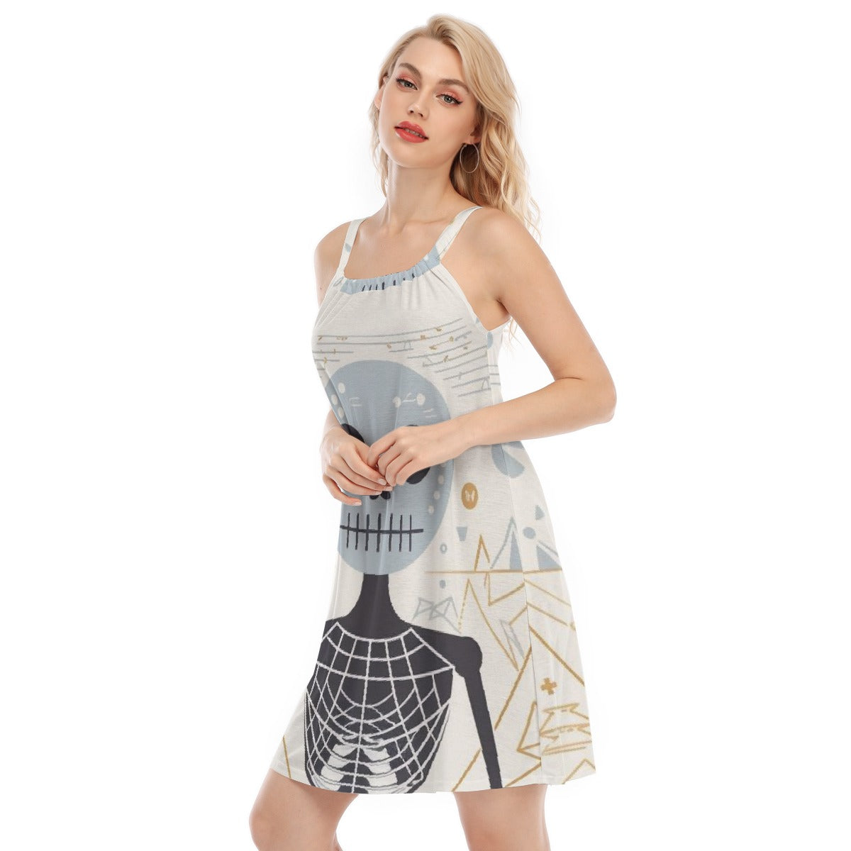 All-Over Print Women's Sleeveless Cami Dress