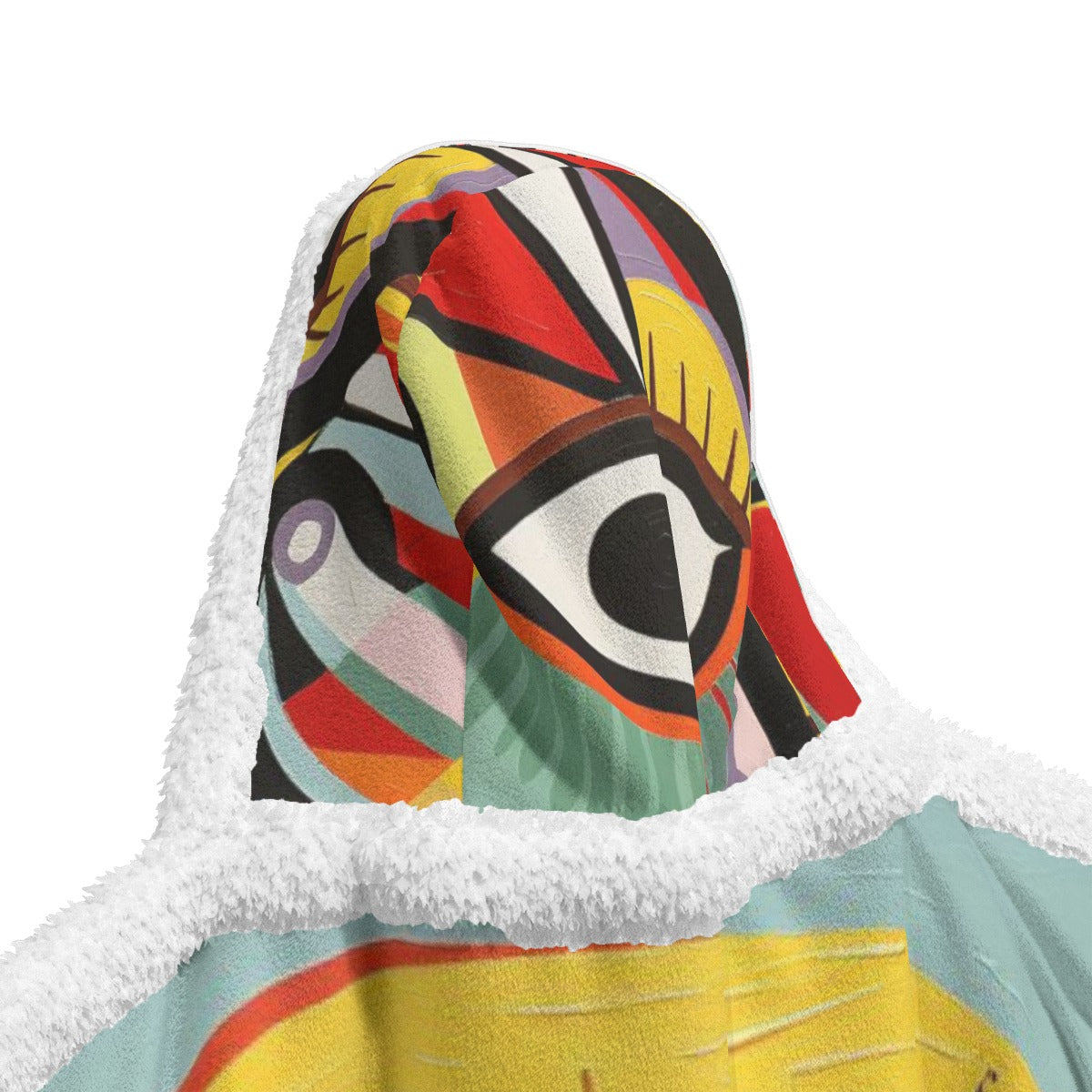 All-Over Print Unisex Wearable Hooded Blanket