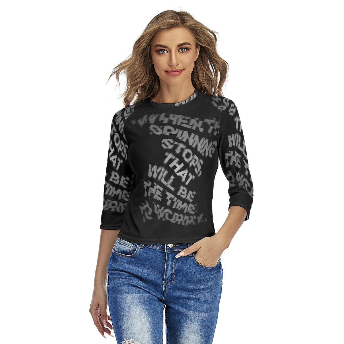 All-Over Print Women's Raglan Sleeves T-shirts