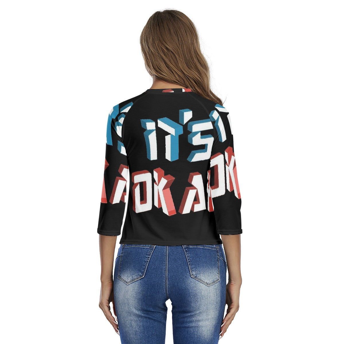 All-Over Print Women's Raglan Sleeves T-shirts