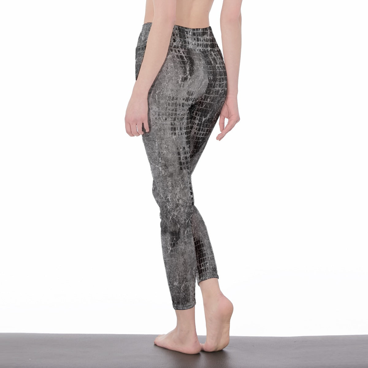 All-Over Print Women's High Waist Leggings | Side Stitch Closure