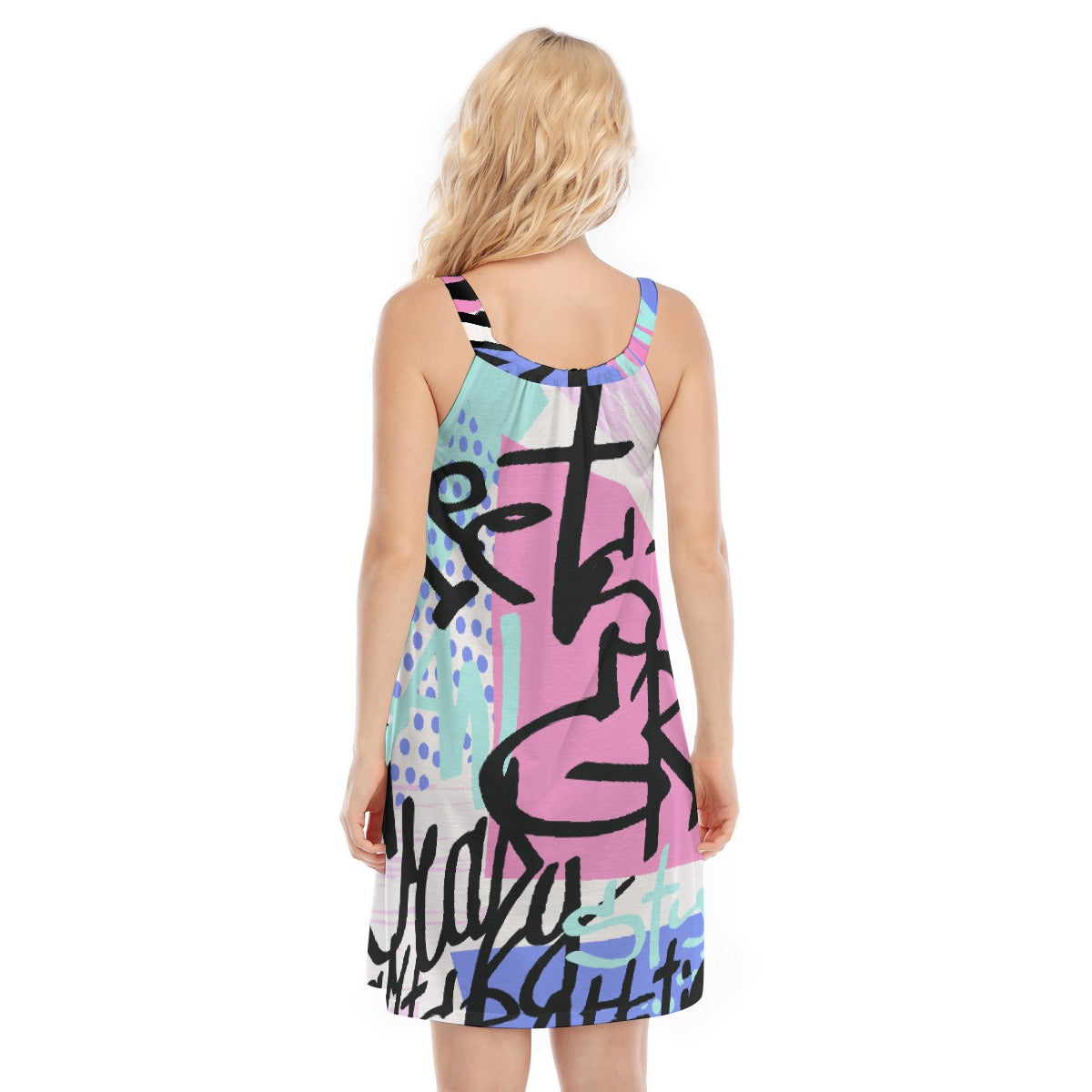 All-Over Print Women's Sleeveless Cami Dress