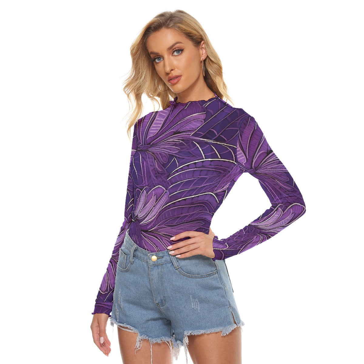 All-Over Print Women's Mesh T-shirt