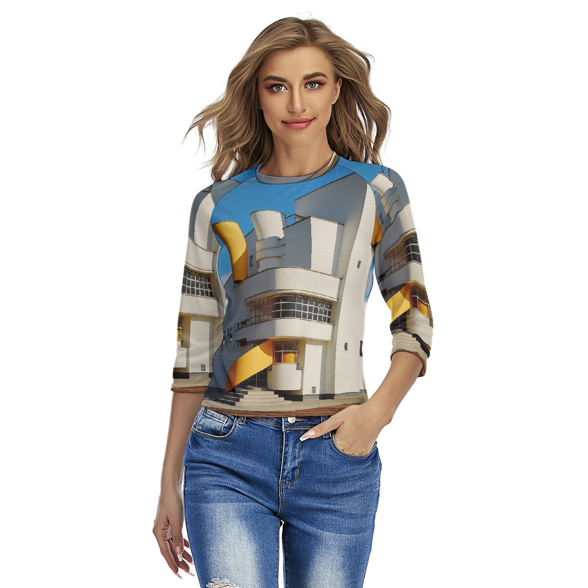 All-Over Print Women's Raglan Sleeves T-shirts