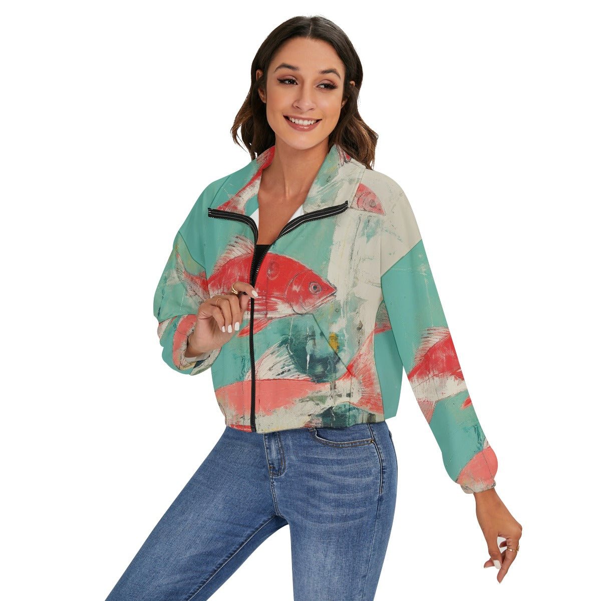 All-Over Print Women's Zip Jacket