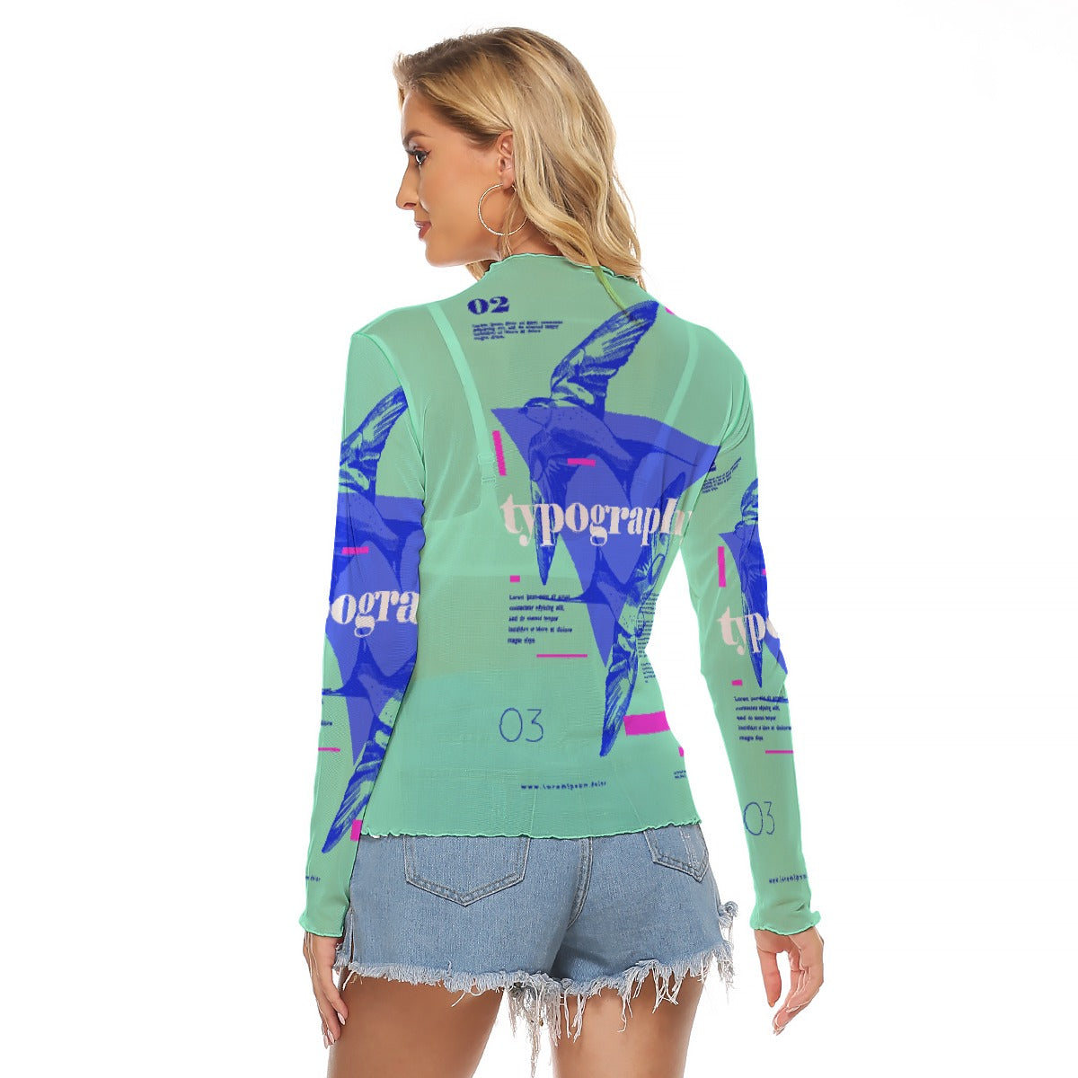 All-Over Print Women's Mesh T-shirt