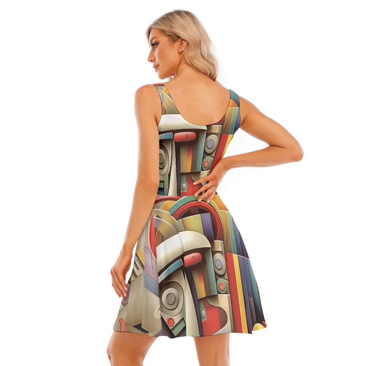 All-Over Print Women's Tank Vest Dress