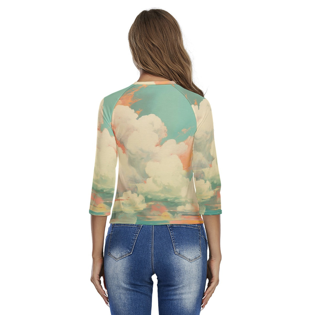 All-Over Print Women's Raglan Sleeves T-shirts