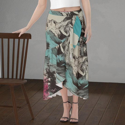 All-Over Print Women's Wrap Skirt