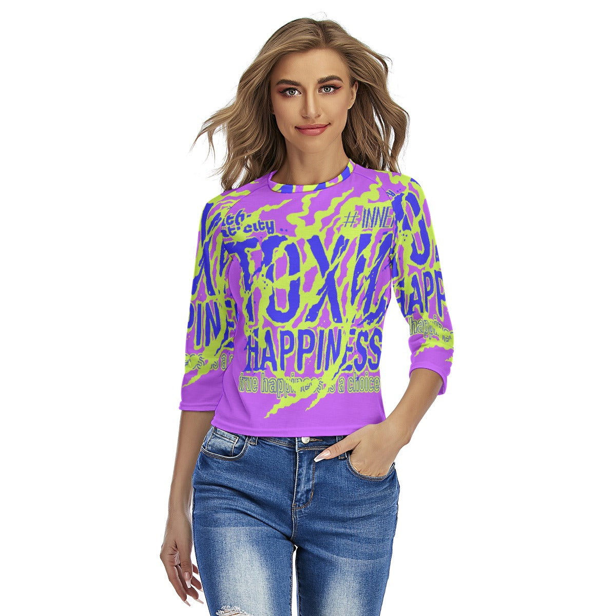 All-Over Print Women's Raglan Sleeves T-shirts