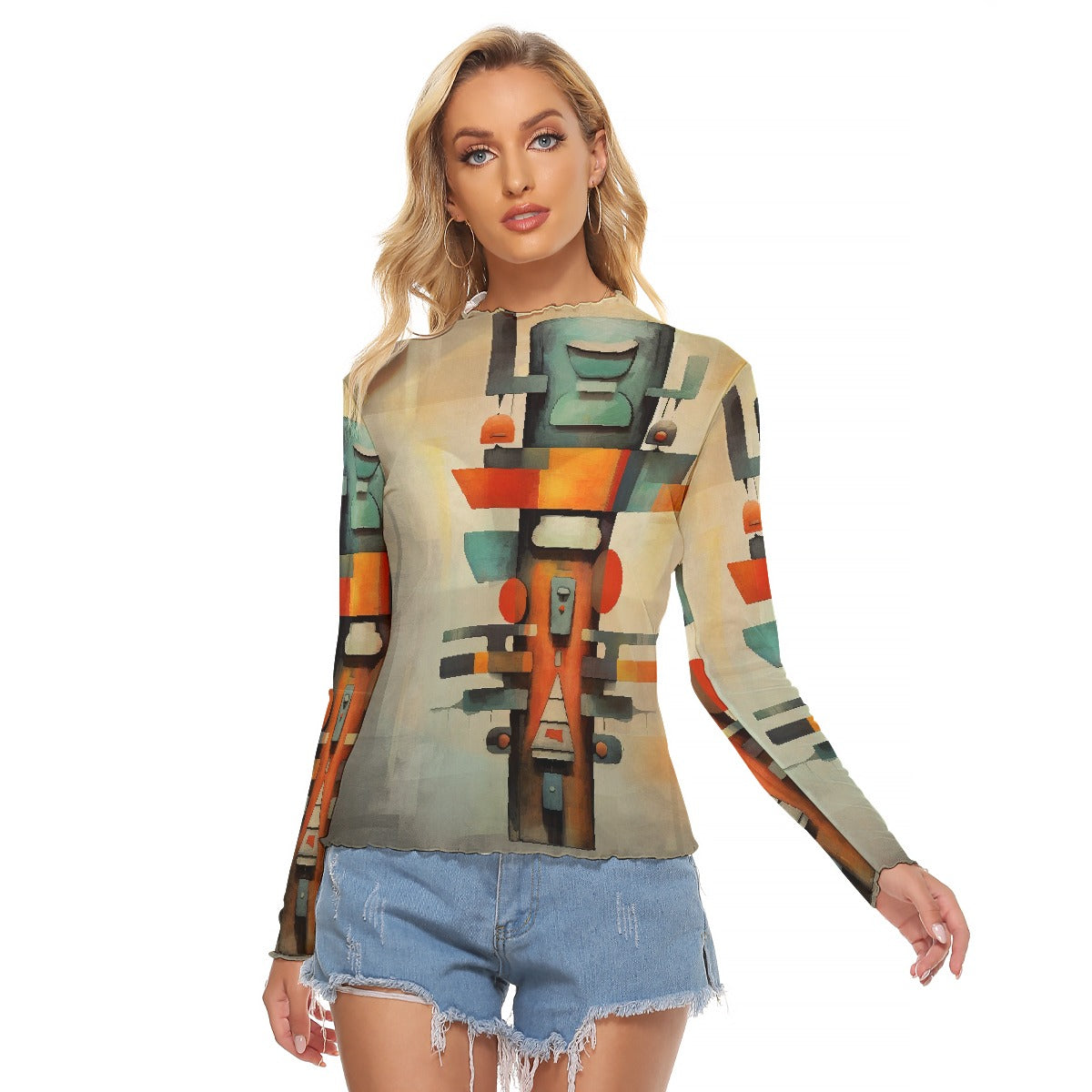 All-Over Print Women's Mesh T-shirt