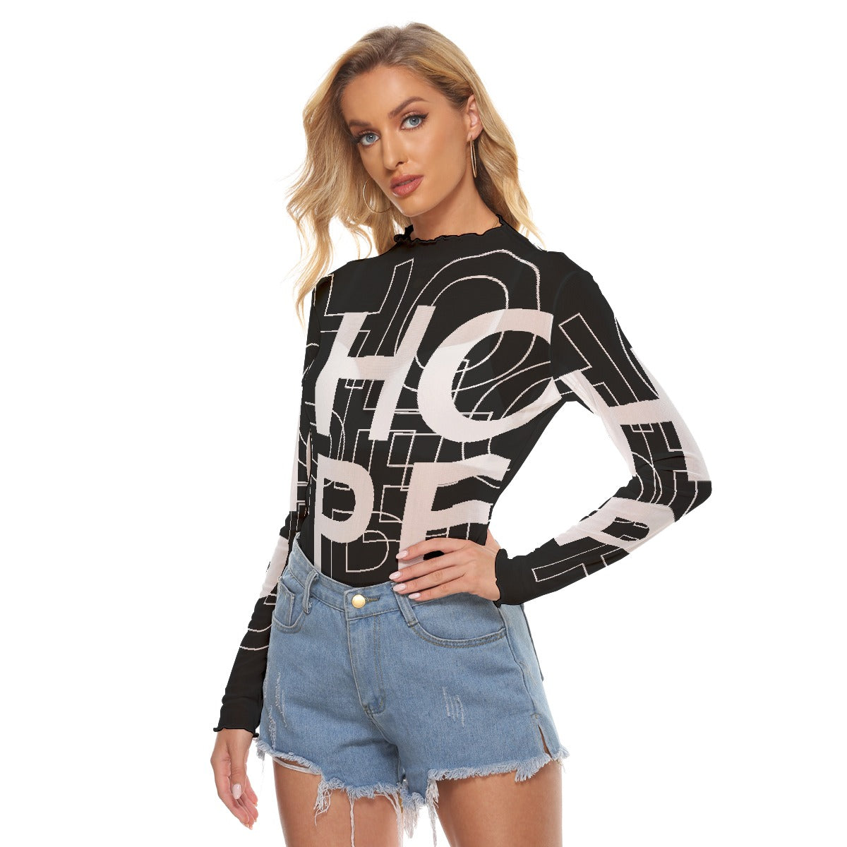 All-Over Print Women's Mesh T-shirt