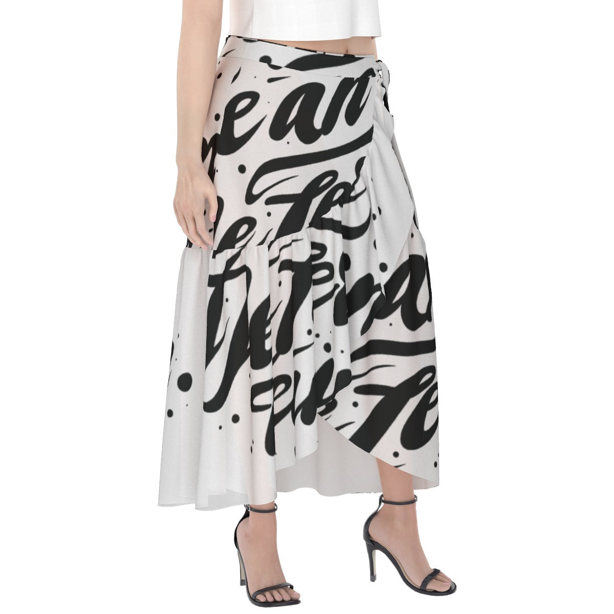 All-Over Print Women's Wrap Skirt