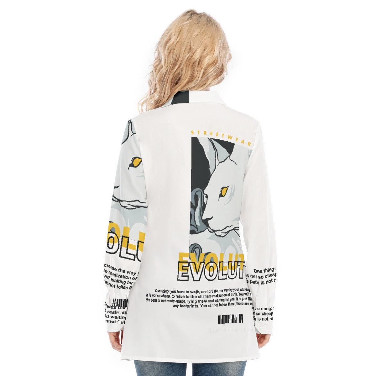 All-Over Print Women's Long Shirt