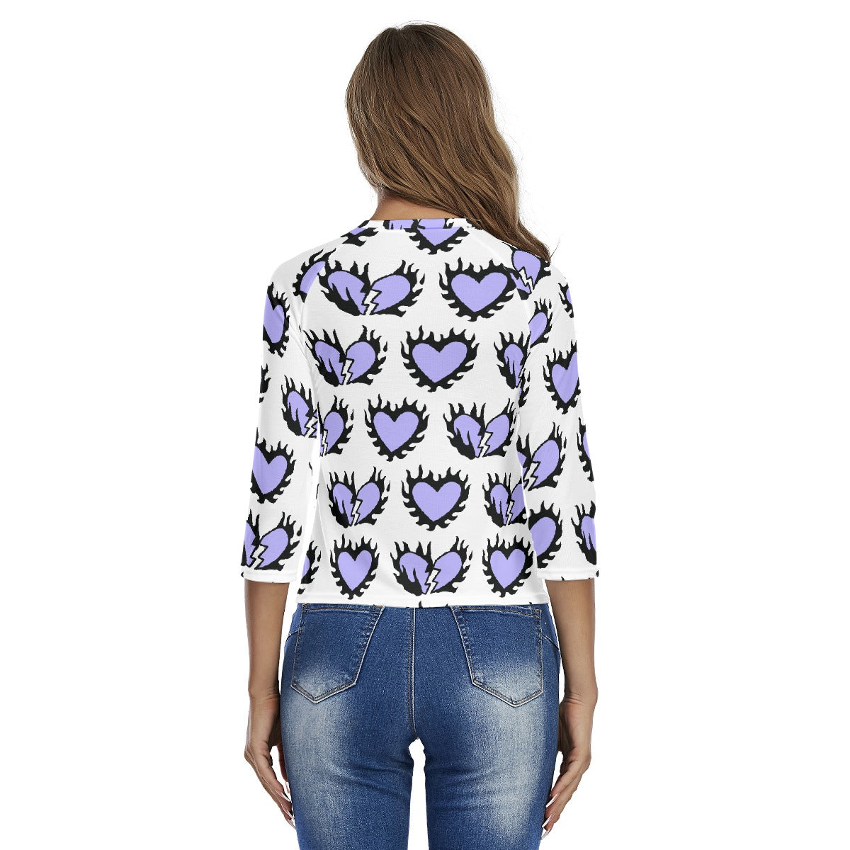 All-Over Print Women's Raglan Sleeves T-shirts