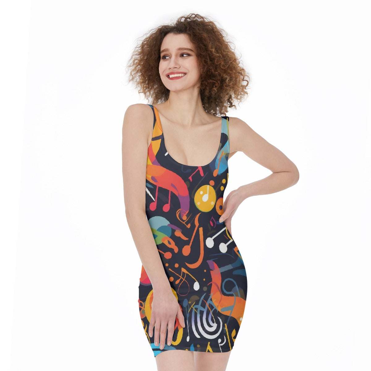 All-Over Print Women's Bodycon Dress