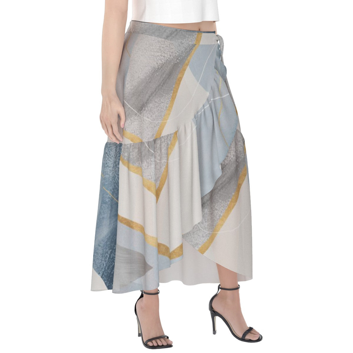 All-Over Print Women's Wrap Skirt