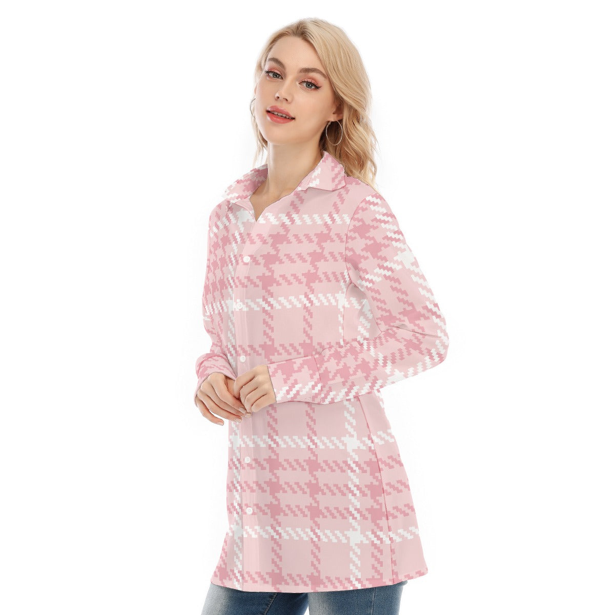 All-Over Print Women's Long Shirt