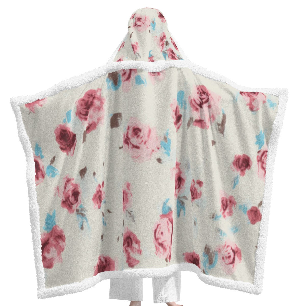 All-Over Print Unisex Wearable Hooded Blanket