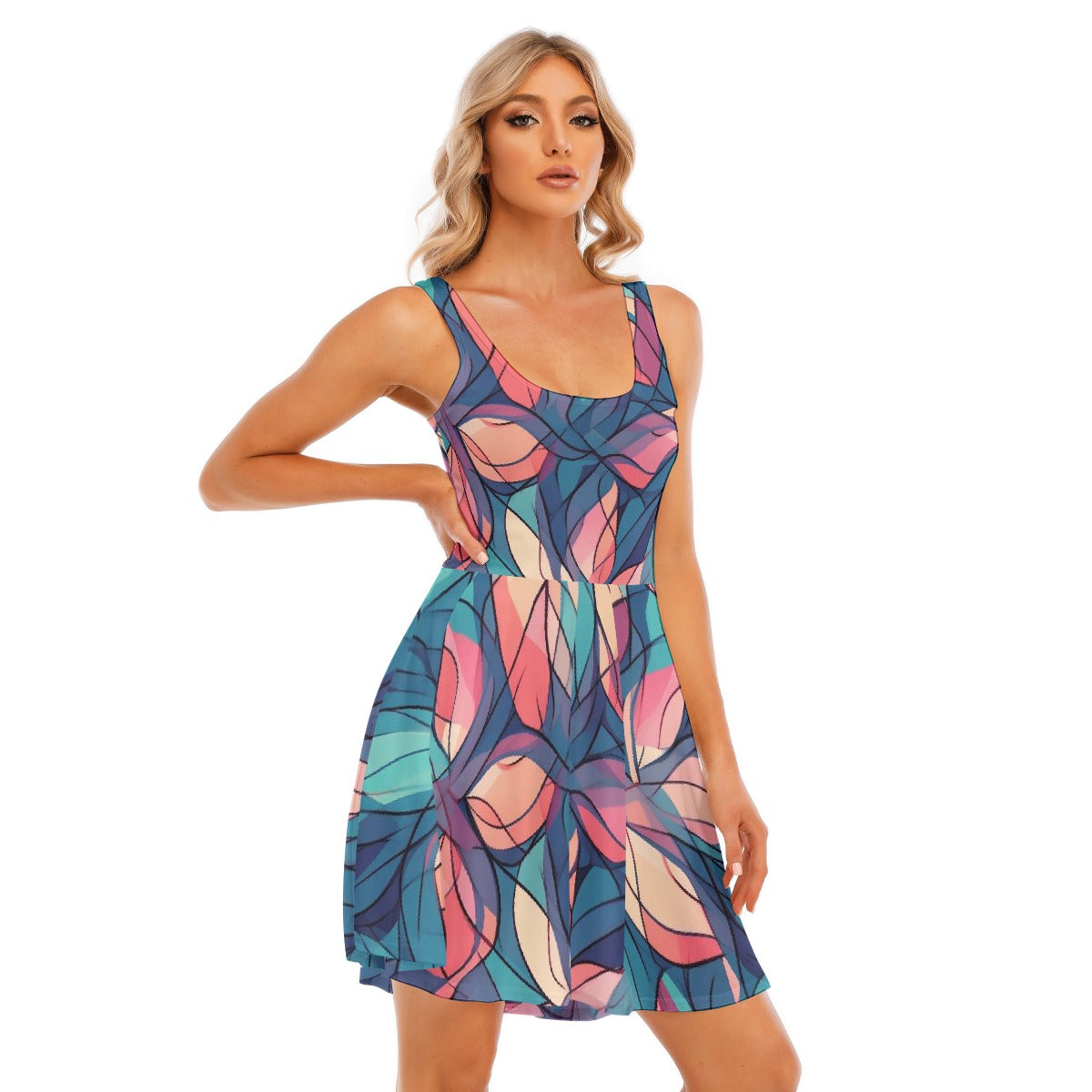 All-Over Print Women's Tank Vest Dress