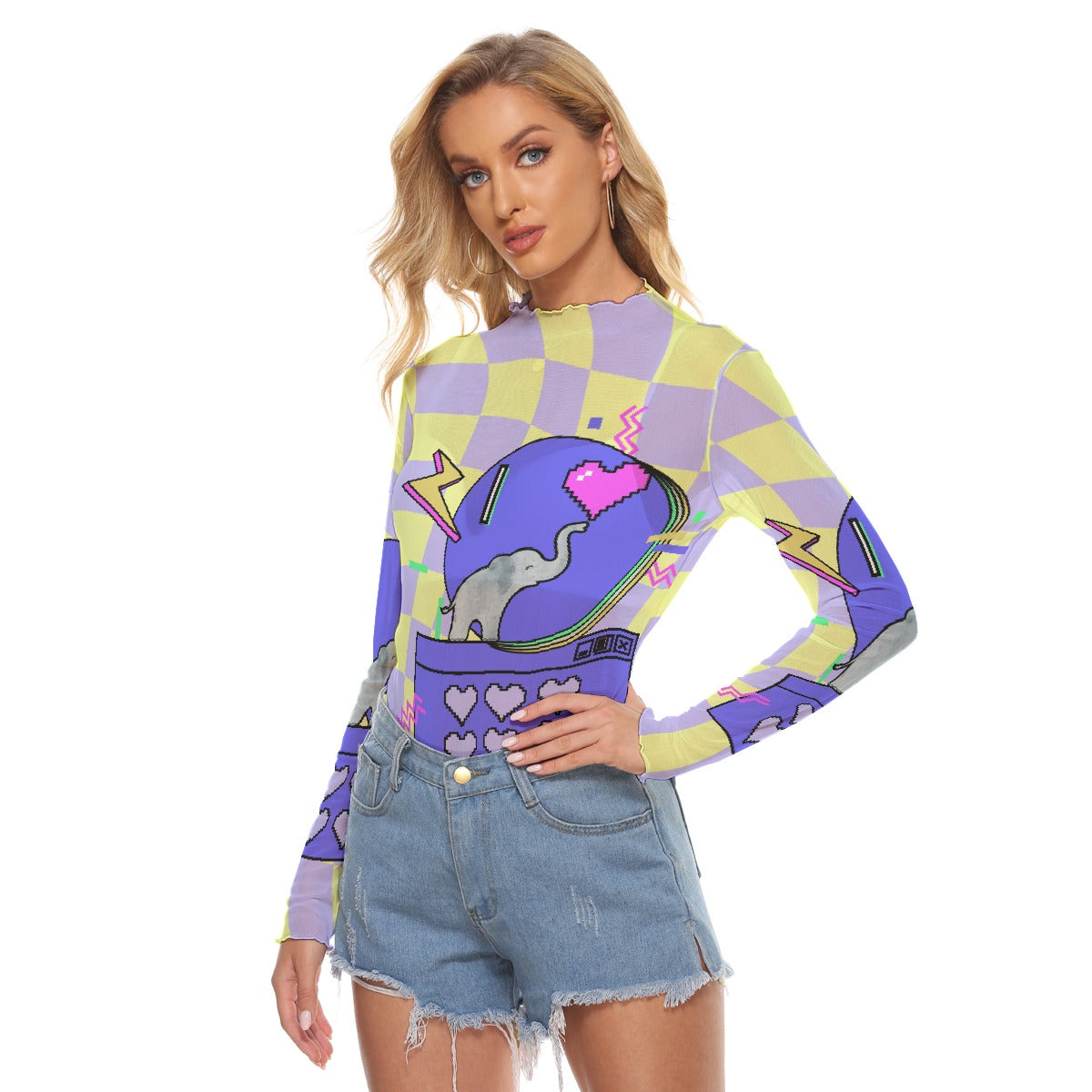 All-Over Print Women's Mesh T-shirt