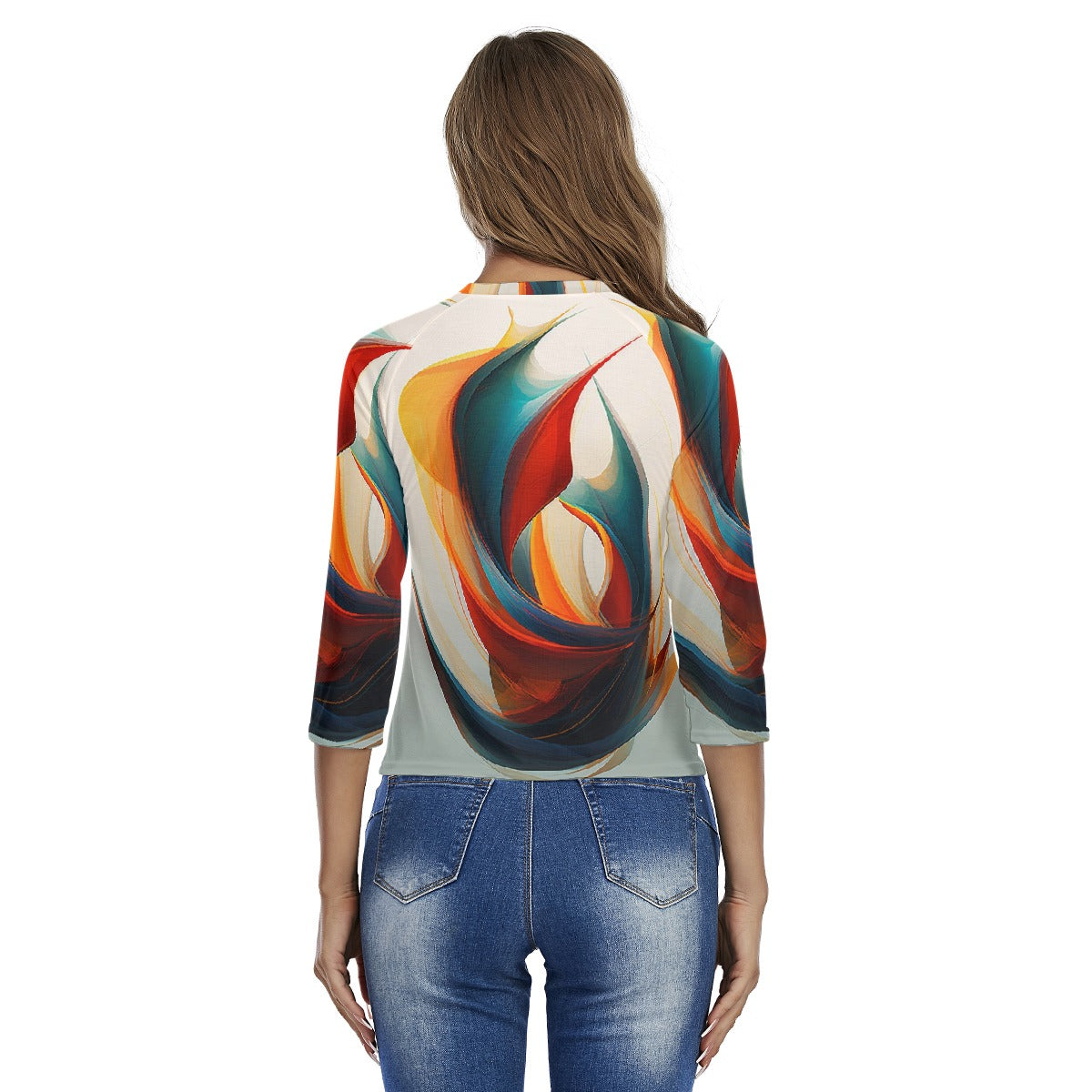 All-Over Print Women's Raglan Sleeves T-shirts