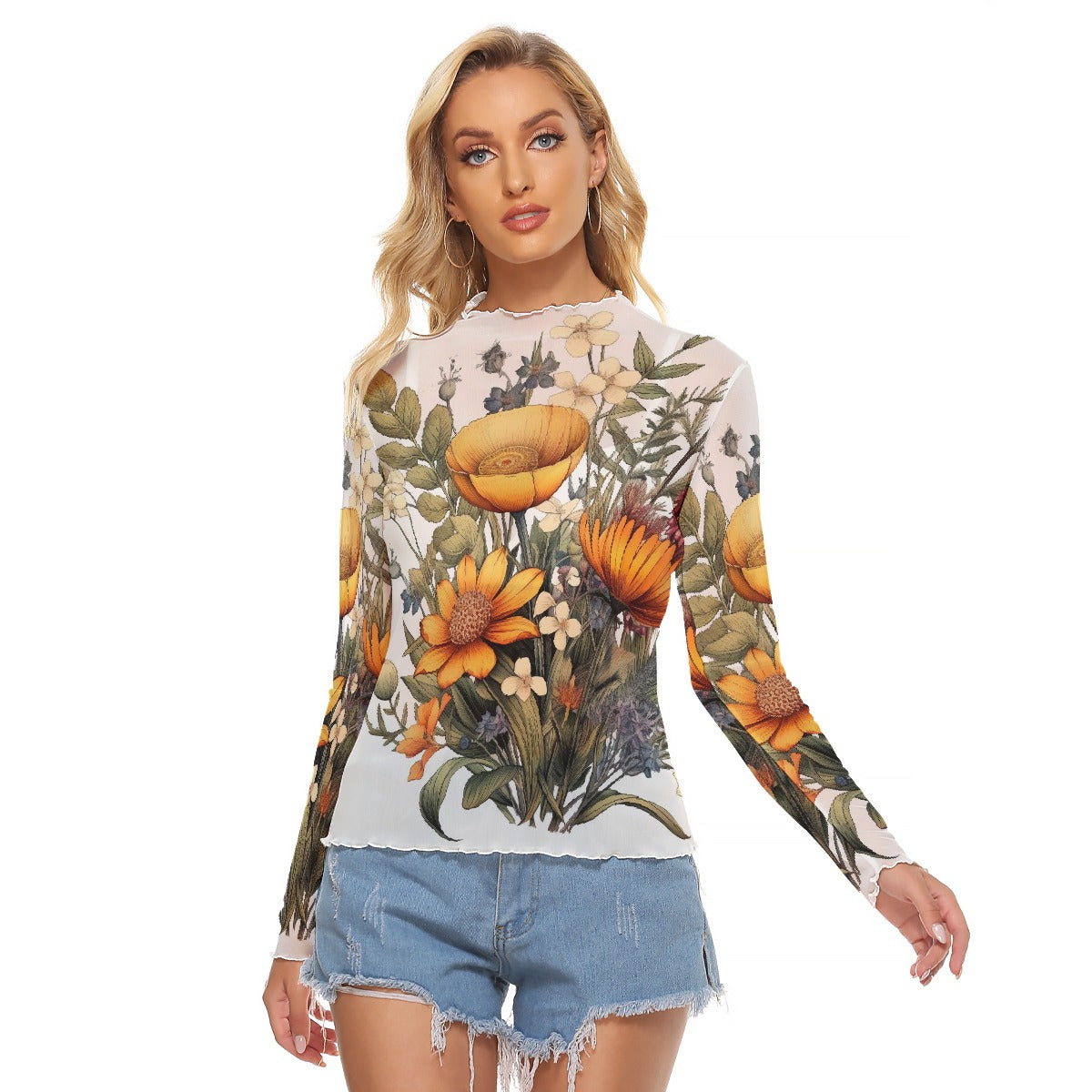 All-Over Print Women's Mesh T-shirt