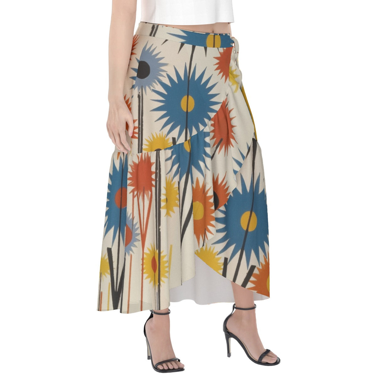 All-Over Print Women's Wrap Skirt