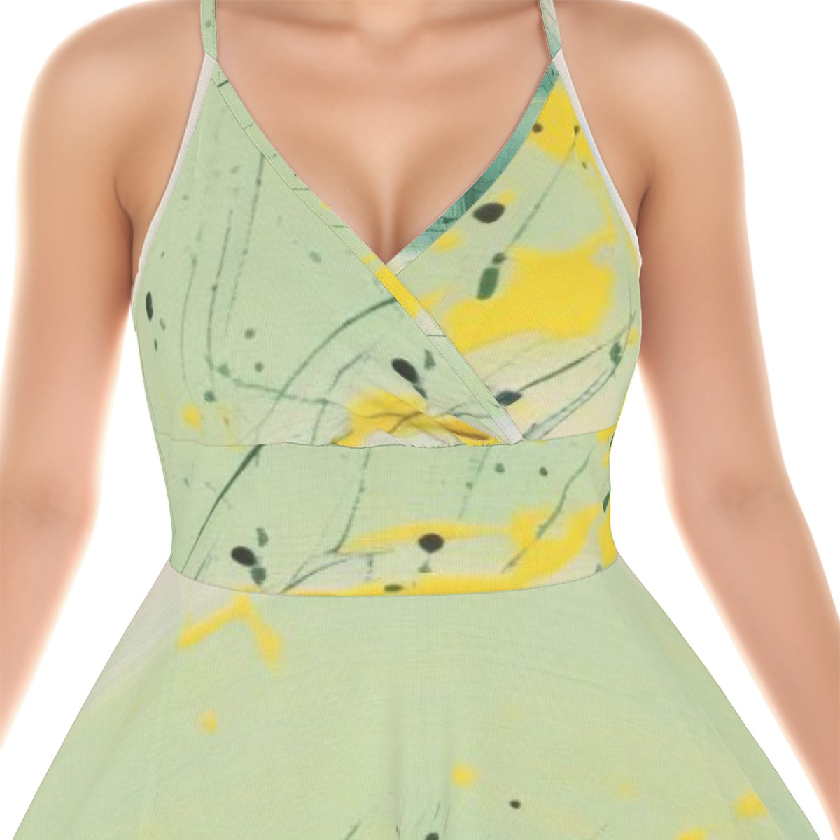 All-Over Print Women‘s Cross Cami Dress