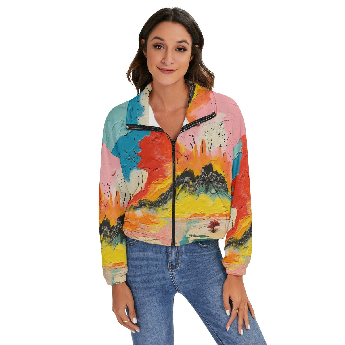 All-Over Print Women's Zip Jacket