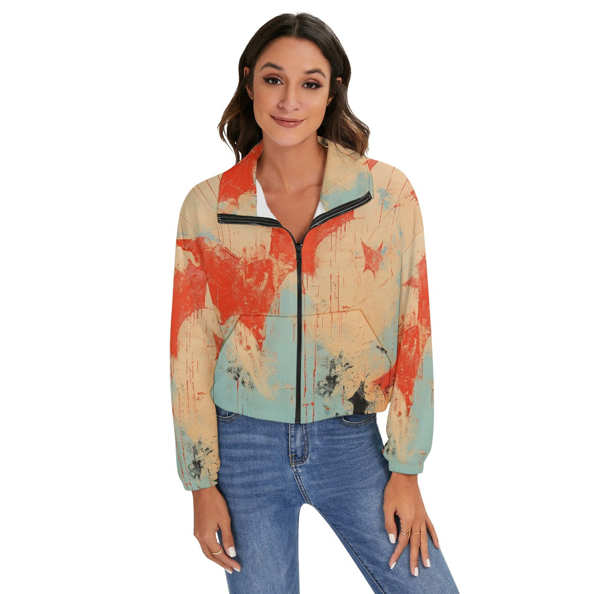 All-Over Print Women's Zip Jacket