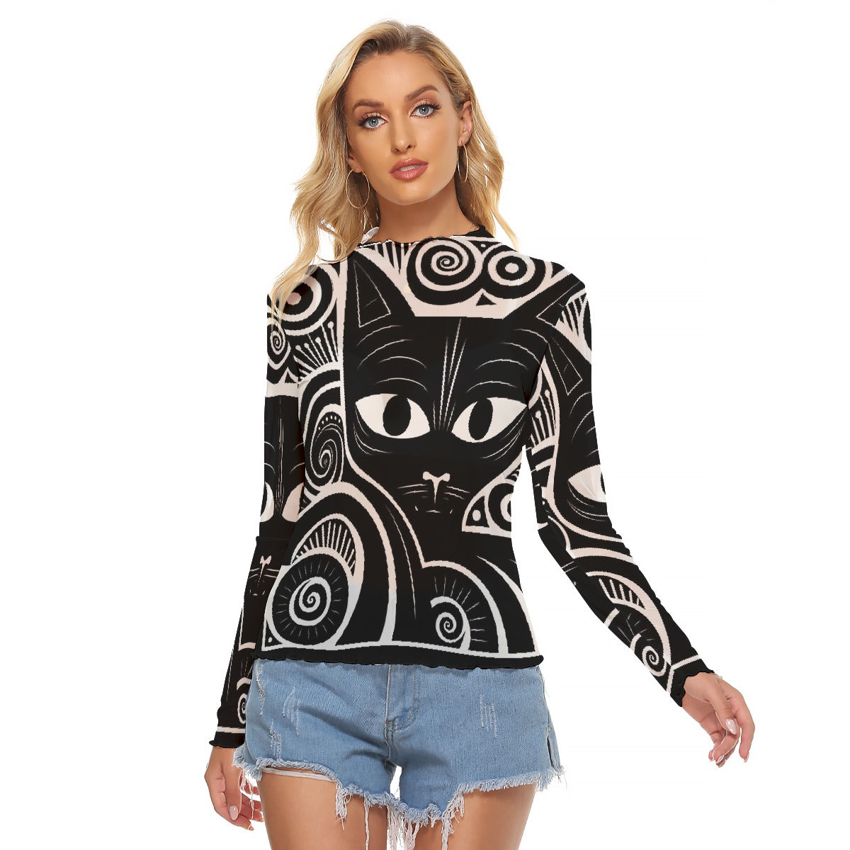 All-Over Print Women's Mesh T-shirt