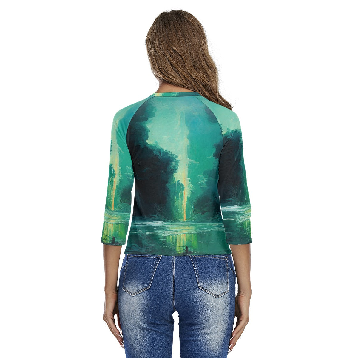 All-Over Print Women's Raglan Sleeves T-shirts