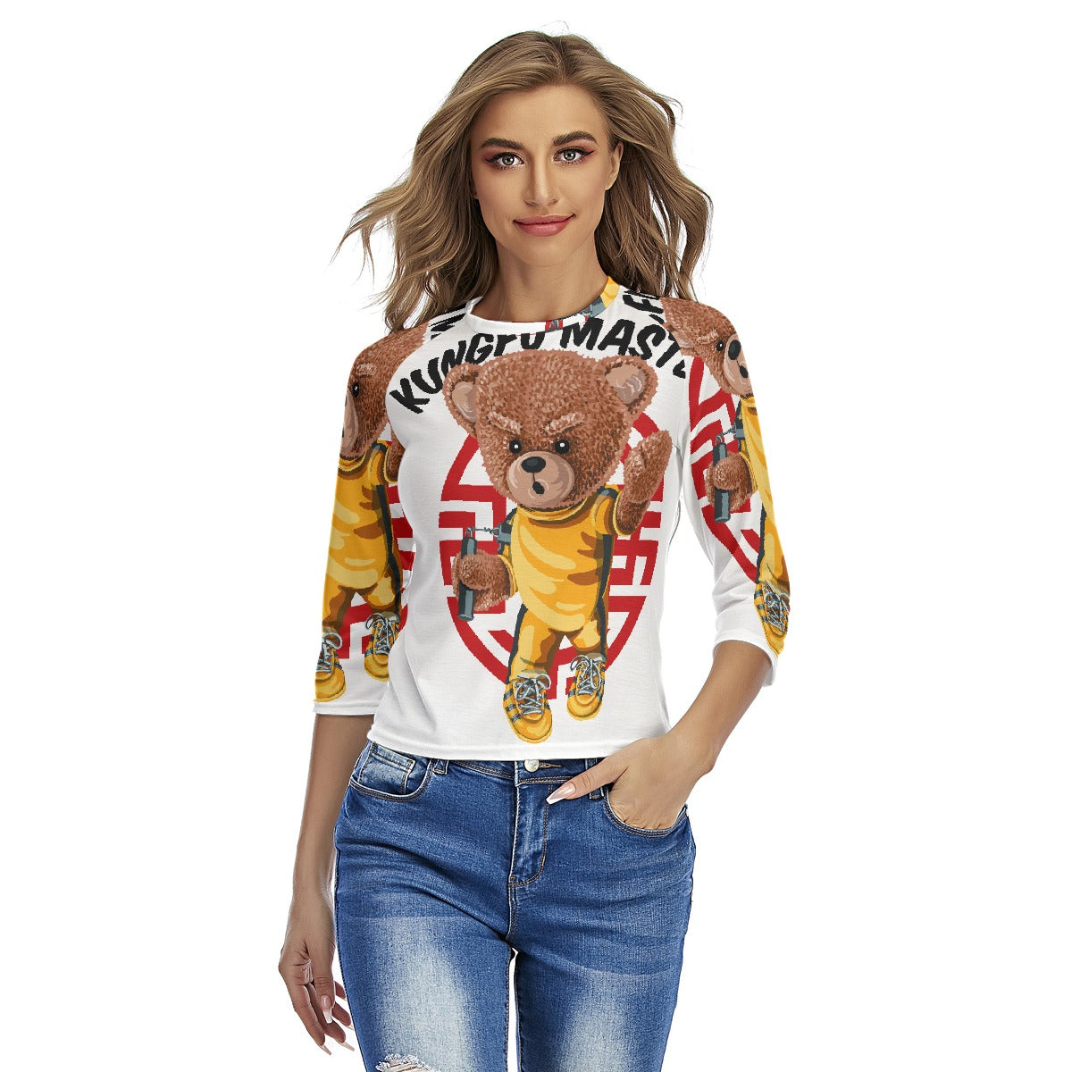 All-Over Print Women's Raglan Sleeves T-shirts