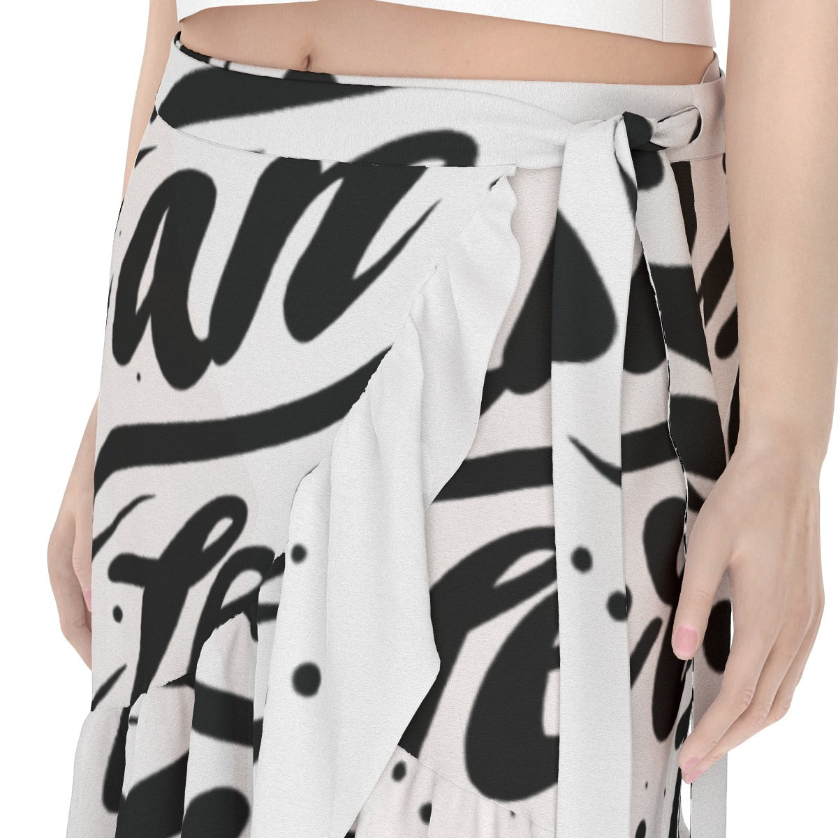 All-Over Print Women's Wrap Skirt