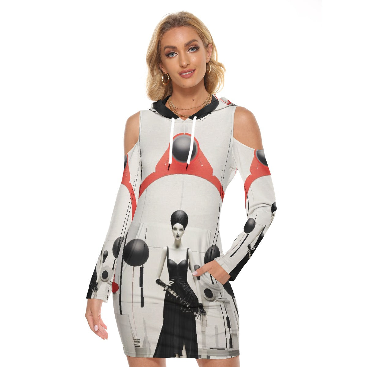 All-Over Print Women's Tight Dress