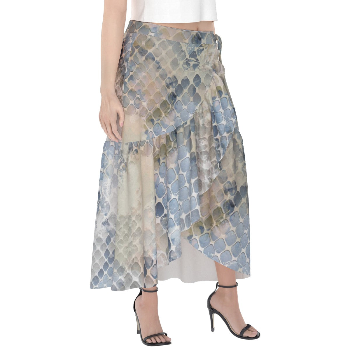 All-Over Print Women's Wrap Skirt