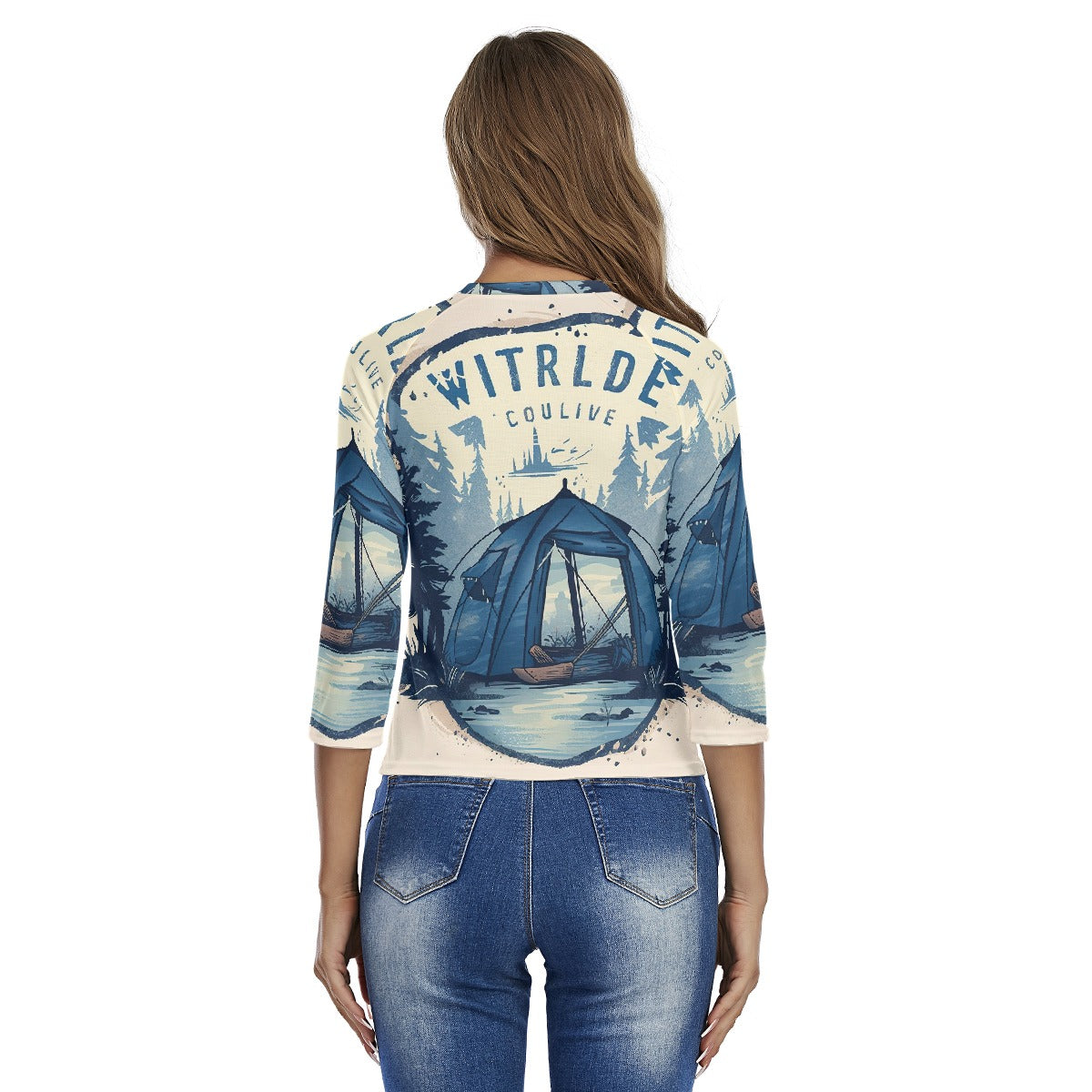 All-Over Print Women's Raglan Sleeves T-shirts