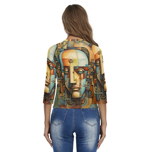 All-Over Print Women's Raglan Sleeves T-shirts