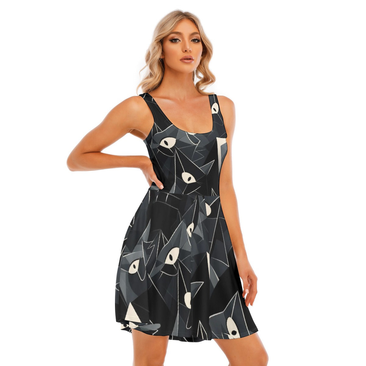 All-Over Print Women's Tank Vest Dress