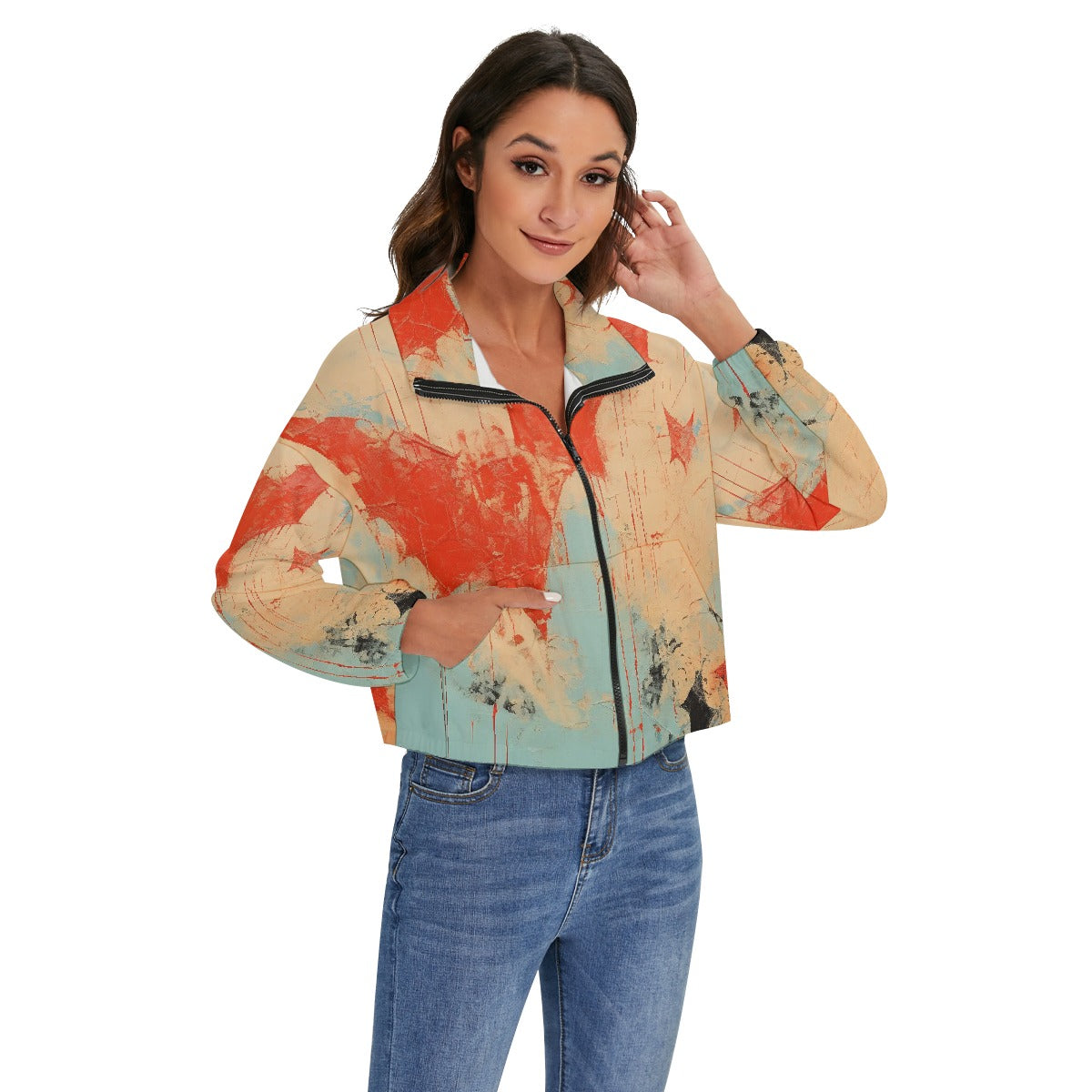 All-Over Print Women's Zip Jacket