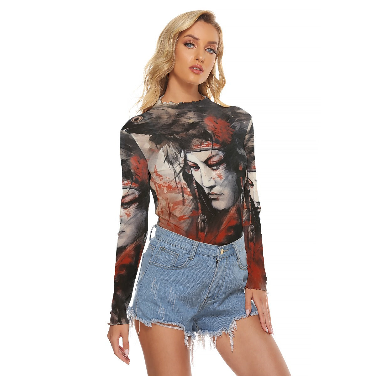 All-Over Print Women's Mesh T-shirt