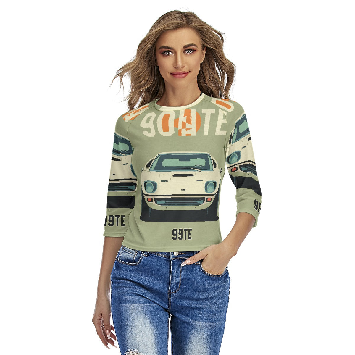 All-Over Print Women's Raglan Sleeves T-shirts