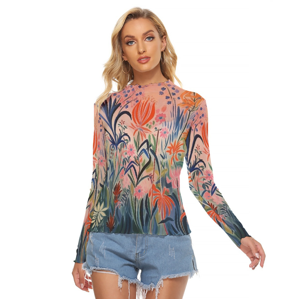 All-Over Print Women's Mesh T-shirt